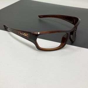 Wiley X Sunglasses Mens Brown Tortoise Gold Legend Wrap Frame Only No Lenses